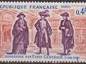 France - 1971 - Characters - 45 ¢ - Multicolor - France, Characters - Scott 1306 - Cardinal, Noble and Judge Opening Etats Generaux - 0